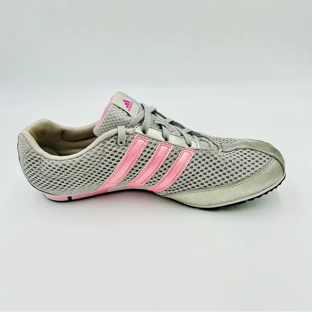 Adidas shoes CC Ride Trainers Pink Gray Silver running workout Women Size 9.5 - Picture 5 of 10